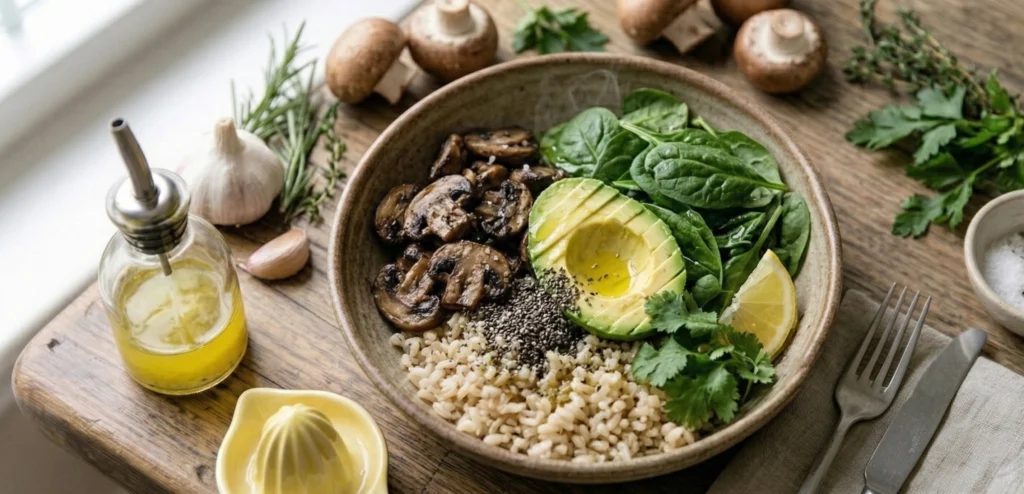 bowl proteico quinoa